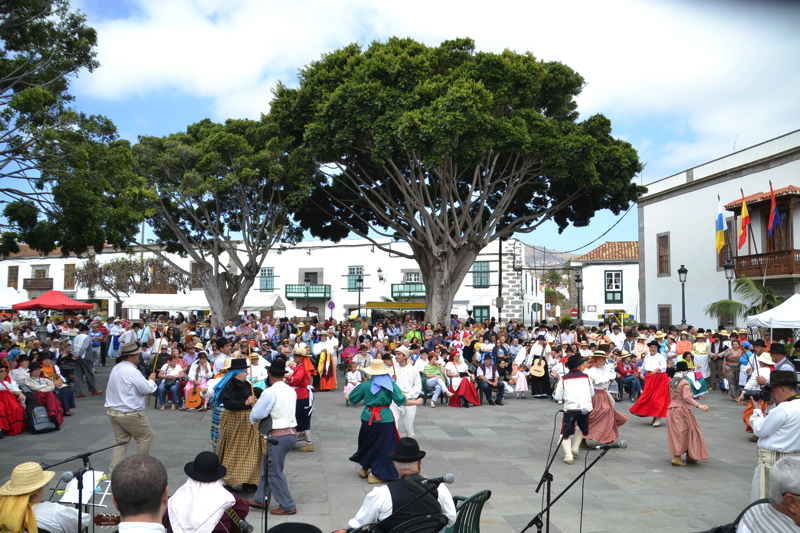El casco histórico de Telde se convierte en el escenario del Día de Canarias