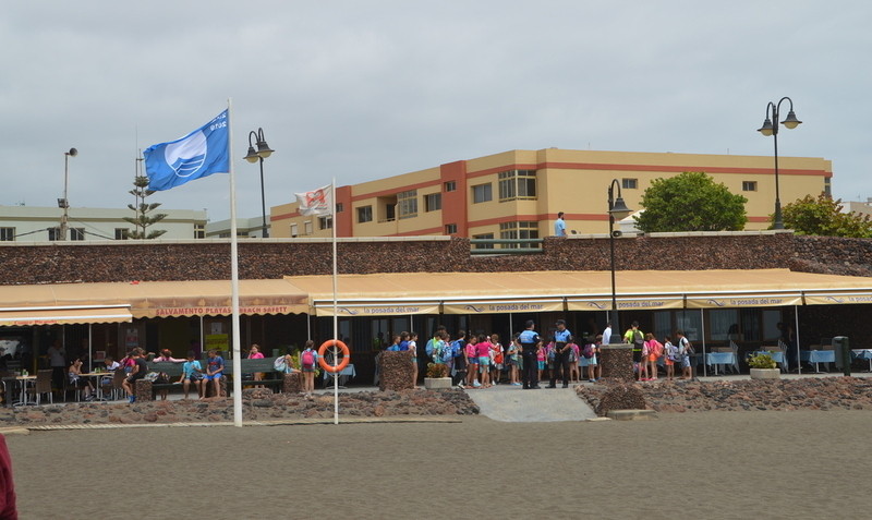 Telde consigue un año más mantener las cuatro banderas azules de sus playas