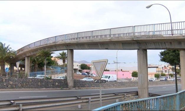 Ingenio repondrá la  a pasarela aérea para peatones de Las Majoreras
