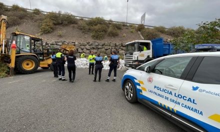 La Policía Local de Las Palmas solicita la colaboración ciudadana para combatir los vertidos de escombros y basura     ￼