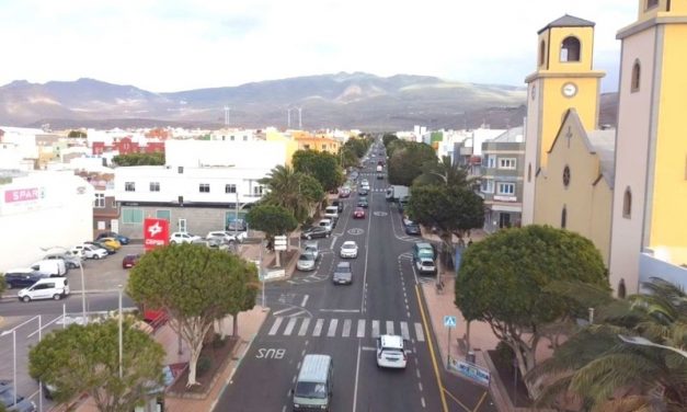 Obras Públicas reasfaltará el próximo lunes un tramo de la Avenida de Ansite en el Cruce de Arinaga