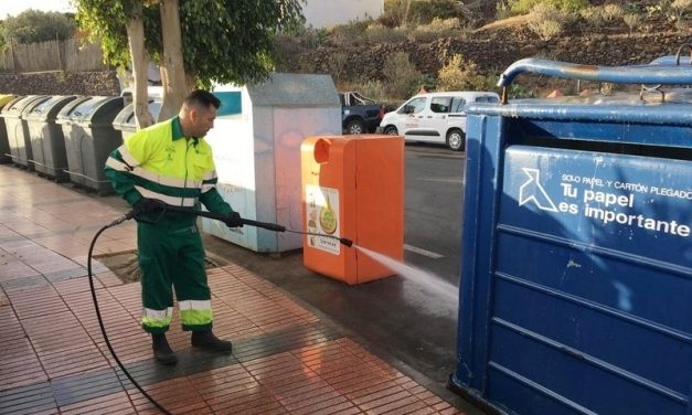 Telde realiza una limpieza de choque en Valle de los Nueve Bajo