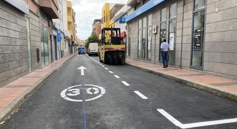Ciuca tilda de “chapuza y despildarro” la nueva señalización vial de San Gregorio  en Telde