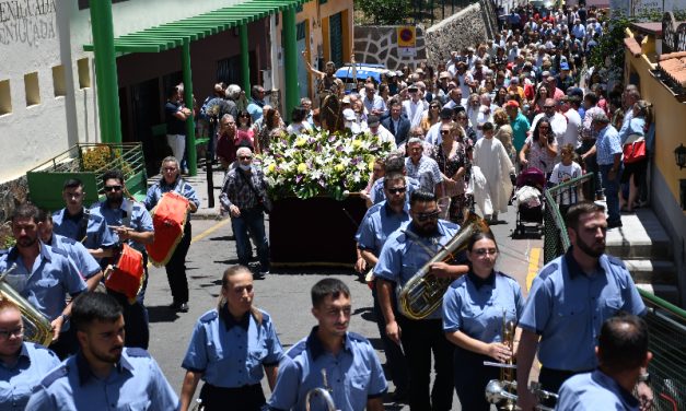 Tenteniguada (Valsequillo), celebra el día grande de las fiestas de San Juan