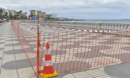Las Palmas de GC inicia la reparación del pavimento del paseo del Frente Marítimo  