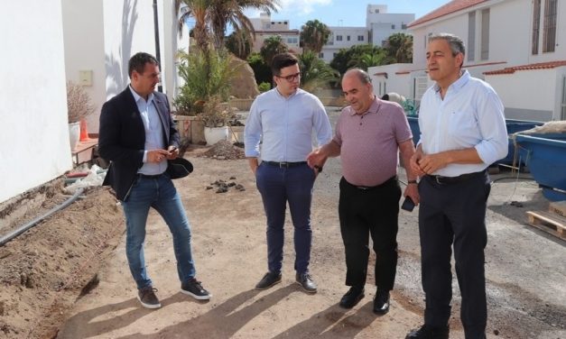 Arico mejora del abastecimiento de agua en la urbanización El Cielo en Tajao