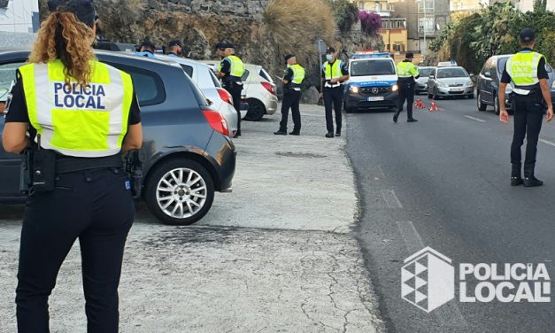 La Policía Local  de Santa Cruz realizó 530 pruebas de alcohol a conductores durante una semana