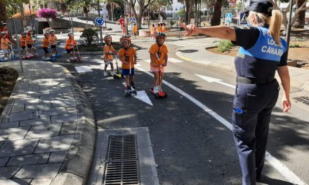 La Policía Local de Las Palmas forma este verano a más de 250 niños  en educación vial   