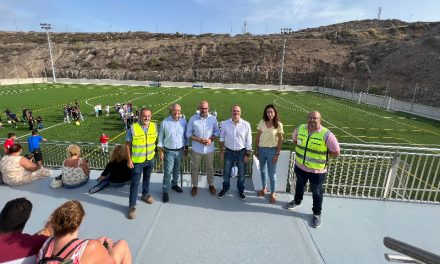 Las Palmas inaugura el nuevo campo de fútbol de El Lasso con una inversión de 1.788.440 euros 