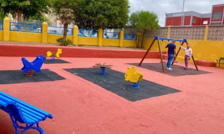 Telde renueva el parque infantil de Eucaliptos I, en Jinámar