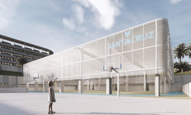 Santa Cruz inicia en octubre el techado de la cancha deportiva del CEIP El Chapatal