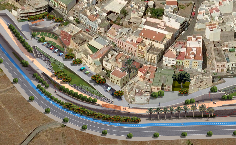  Las Palmas aprueba inicialmente el Plan que mejorará la accesibilidad del casco histórico de Tamaraceite