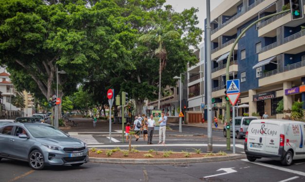 Concluye la obra del cruce de la Rambla de Santa Cruz a la altura del cuartel de Almeyda