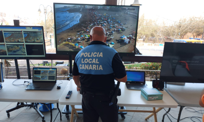 Drones de la Policía Local de Telde formarán parte del operativo de seguridad de las fiestas del Charco en La Aldea 
