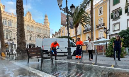 Las Palmas realiza un plan de limpieza profunda en el entorno de Triana 