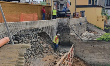  Telde inicia los trabajos de cimentación para reabrir la calle Diana, en Caserones Bajos  
