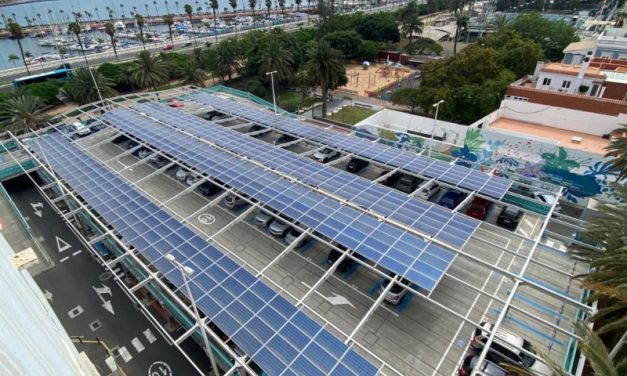 Las Palmas adjudica el proyecto de instalación de una planta de energía fotovoltaica  en el nuevo aparcamiento de Blas Cabrera Felipe