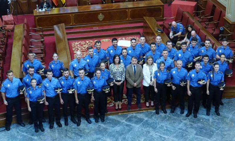 Santa Cruz cuenta desde hoy con 30 nuevos agentes de la Policía Local