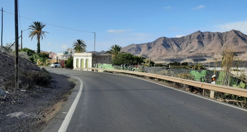 El Ayuntamiento de La Aldea licita las obras de dos tramos de la vía que une el casco con la playa