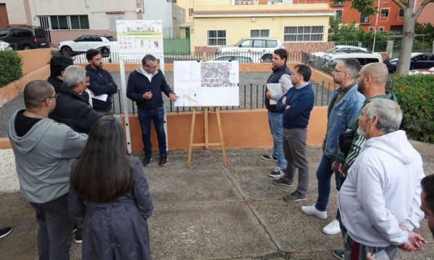 Santa Cruz inicia las obras de rehabilitación y reforma de la plaza 7 Islas de El Sobradillo