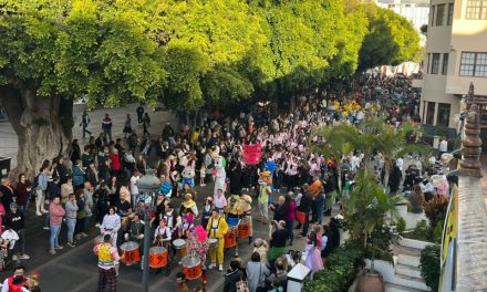 <strong>Cerca de mil personas personas participaron en el coso escolar que recorrió las calles de Los Llanos de Aridane</strong>