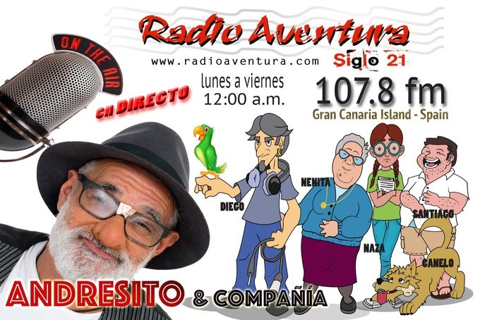 El programa de Radio Aventura (107.8 FM) ‘Andresito y compañía’ ya está disponible también a través de la plataforma líder de podcast ‘Ivoox’