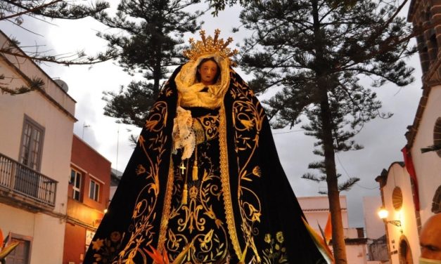 <strong>La Virgen de los Dolores inicia las celebraciones de la Semana Santa de San Lorenzo</strong>