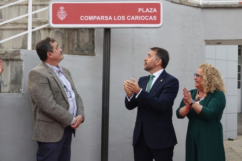 Santa Cruz celebra y homenajea a Los Cariocas dedicándole una plaza en Valleseco