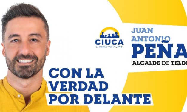 <strong>Ciuca proclama a Juan Antonio Peña como candidato a la Alcaldía de Telde</strong>