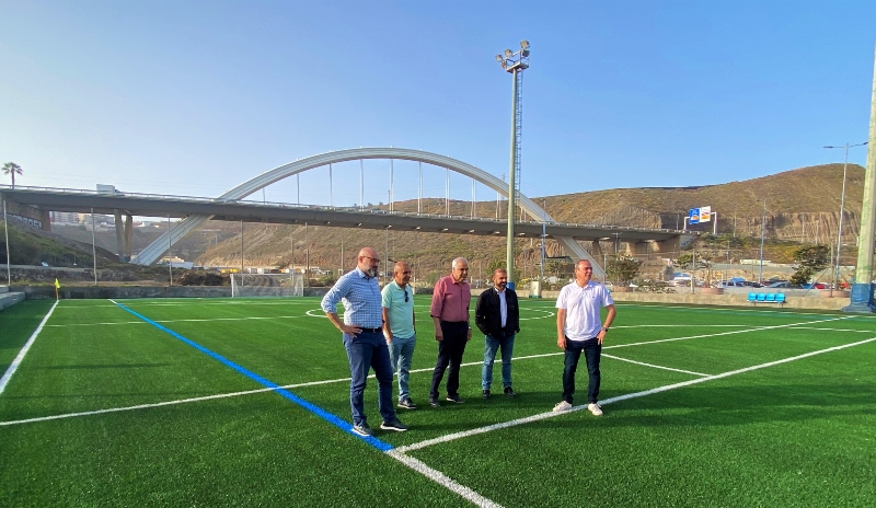Las Palmas finaliza la remodelación del campo de fútbol Manuel Naranjo Sosa con una inversión de más de 80.000 euros
