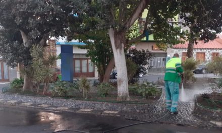  Servicios Públicos realiza labores de limpieza, mantenimiento en todos los barrios de La Aldea de San Nicolás