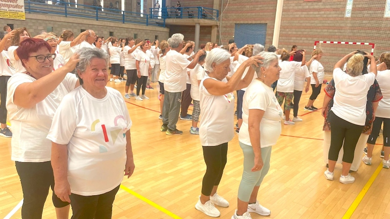 El Programa de Actividad Física para mayores de Agüimes, cierra el curso con un entrenamiento colectivo