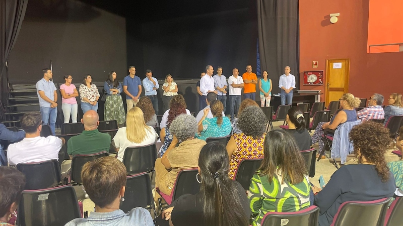 El alcalde de Agüimes presenta el nuevo Grupo de Gobierno al personal municipal