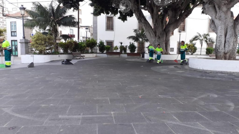 Telde activa un dispositivo especial de limpieza en los barrios de San Juan, La Breña, El Ejido y la costa