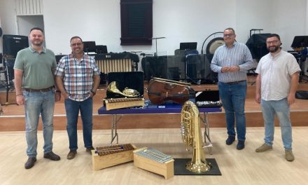 La Escuela de Música de Ingenio recibe nuevo material para la formación de su alumnado