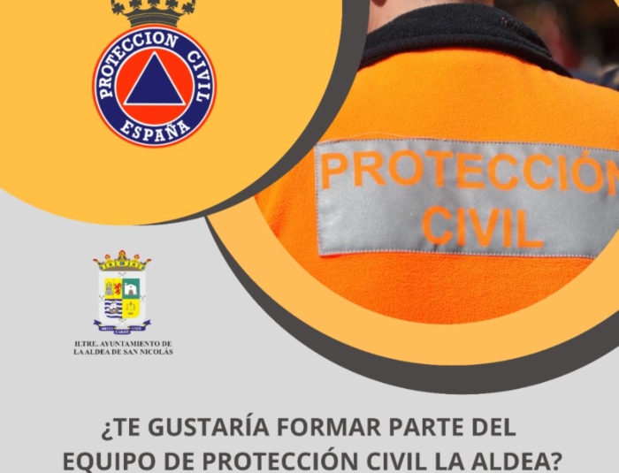 El Ayuntamiento de La Aldea de San Nicolás  busca voluntarios para los servicios de Protección Civil