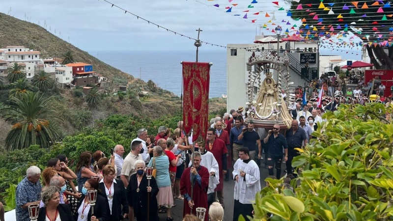 Taganana celebra sus fiestas patronales en honor a la Virgen de las Nieves