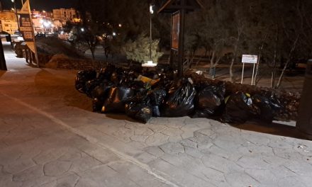 Telde recoge más 6.000 kilos de basura tras los fuegos de Melenara