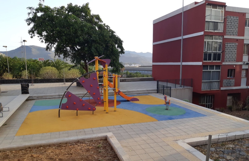 Las Palmas concluye las obras del parque infantil de la urbanización Las Chumberas 