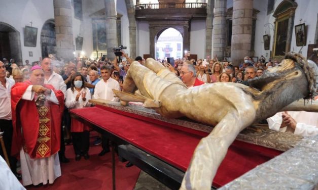 La Televisión Canaria retransmitirá la bajada del Santísimo Cristo de Telde