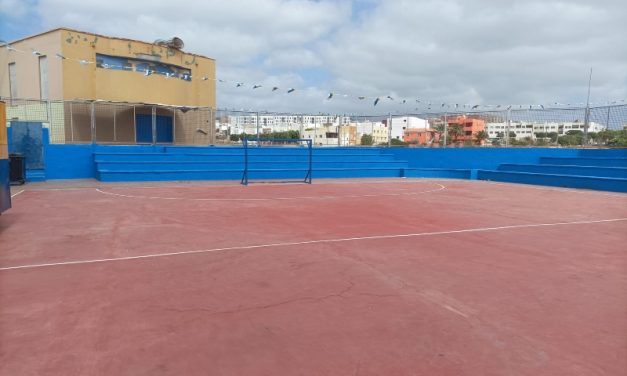 Telde acondiciona la cancha deportiva del barrio de El Caracol