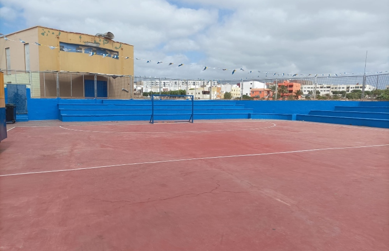 Telde acondiciona la cancha deportiva del barrio de El Caracol