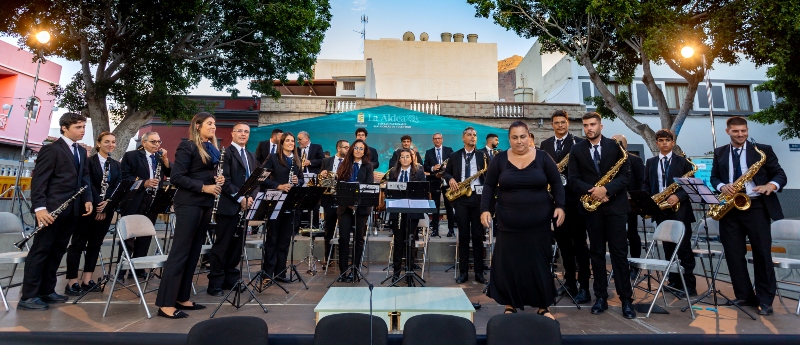 Éxito  encuentro anual de Bandas de Música en La Aldea de San Nicolás