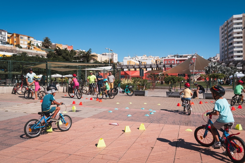 Las Palmas de Gran Canaria celebra la ‘Fiesta Infantil de la Movilidad’ como pistoletazo de salida de la SEM 