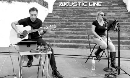 El dúo tinerfeño de pop-rock Akustic Line versiona grandes éxitos universales en el Teatro Unión Tejina 