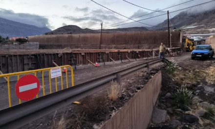 Avanzan las obras de acondicionamiento del acceso al Barranco de Tarahalillo