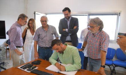 El alcalde de Telde  visita las instalaciones de la Fundación Canaria Yrichen