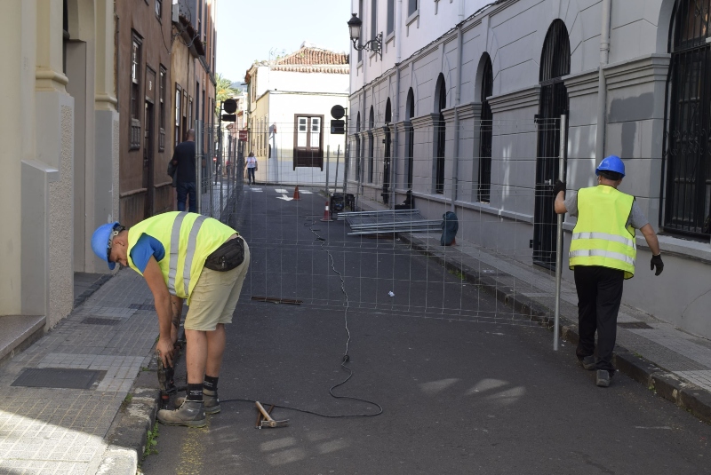 La Laguna inicia los trabajos de peatonalización de la calle Rodríguez Moure