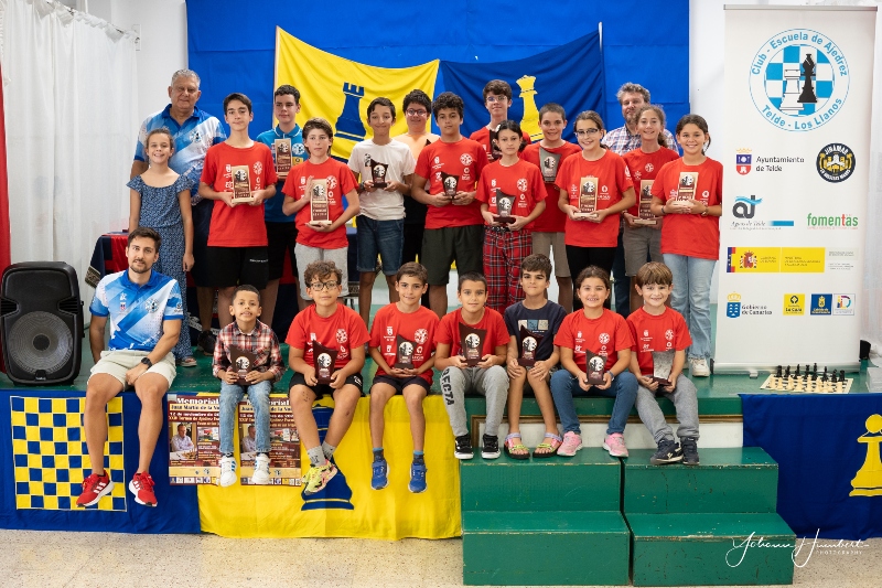 Gael Humbert Vargas  campeón del XXIV Torneo Escolar de Ajedrez  Fiestas de San Gregorio 2023– Memorial Juan Martin de  la Nuez