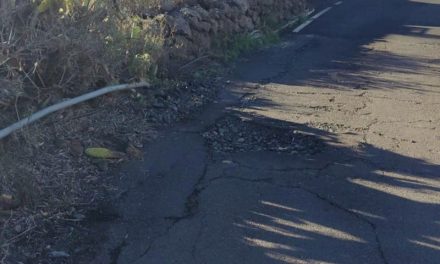 CC de Vilaflor denuncia el mal estado de las vías municipales por la dejadez del Gobierno local
